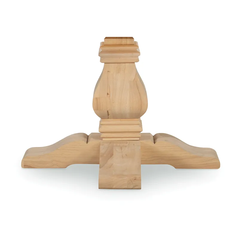 Build Your Own Pedestal Table w/ 30"H Banks Single Pedestal