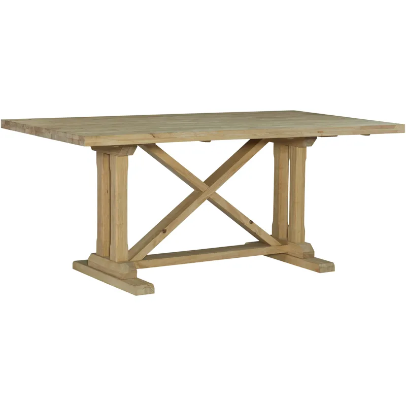 Alexa Trestle Solid Table Top and Base