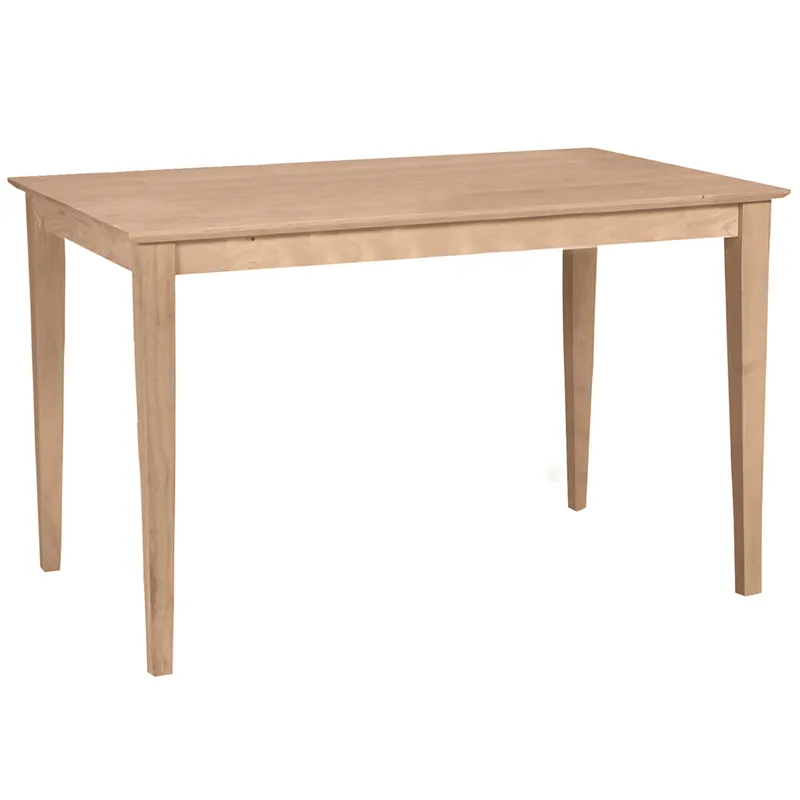 30 x 42" Rectangle Table Top w/30" Shaker Legs