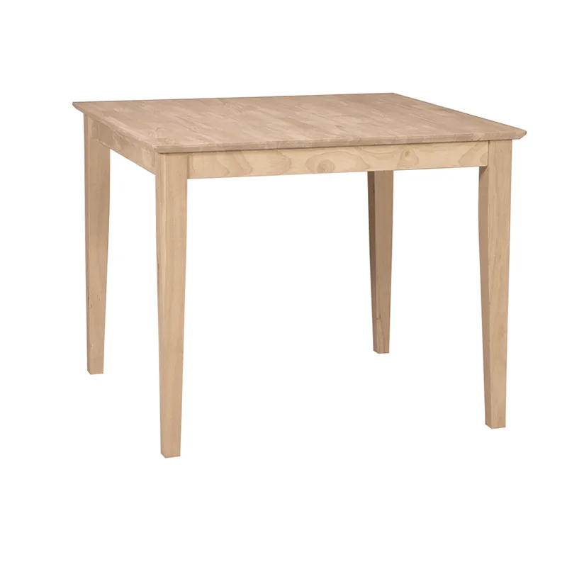 36 x 36 Square Table Top w/  30" Shaker Leg