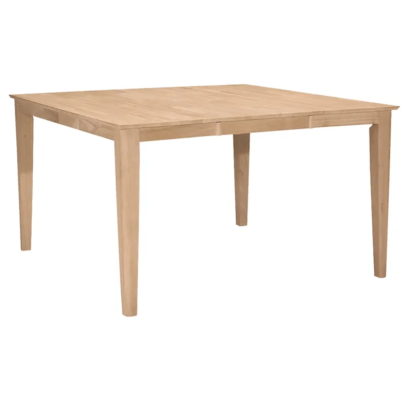 36 x 54" Butterfly Leaf Extension Table Top w/ 36" Shaker Legs