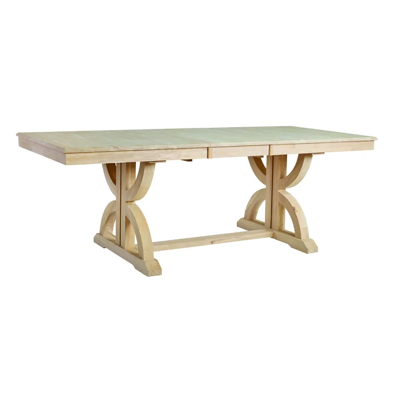 Portico Extension Table Top w/ Palmetto Table Base