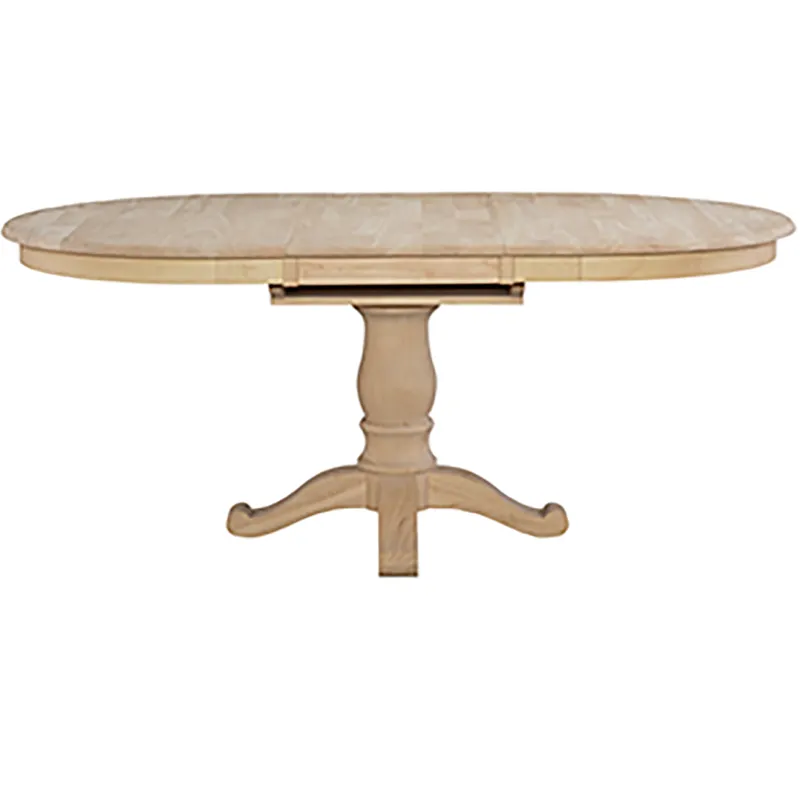 Build Your Own Pedestal Table w/42" x 72" Butterfly Leaf Extension Tabletop w/ Half Bullnose Edge