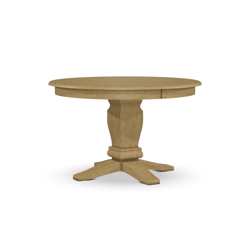 Build Your Own Pedestal Table w/ 48" Round Tabletop w/Half Bullnose Edge