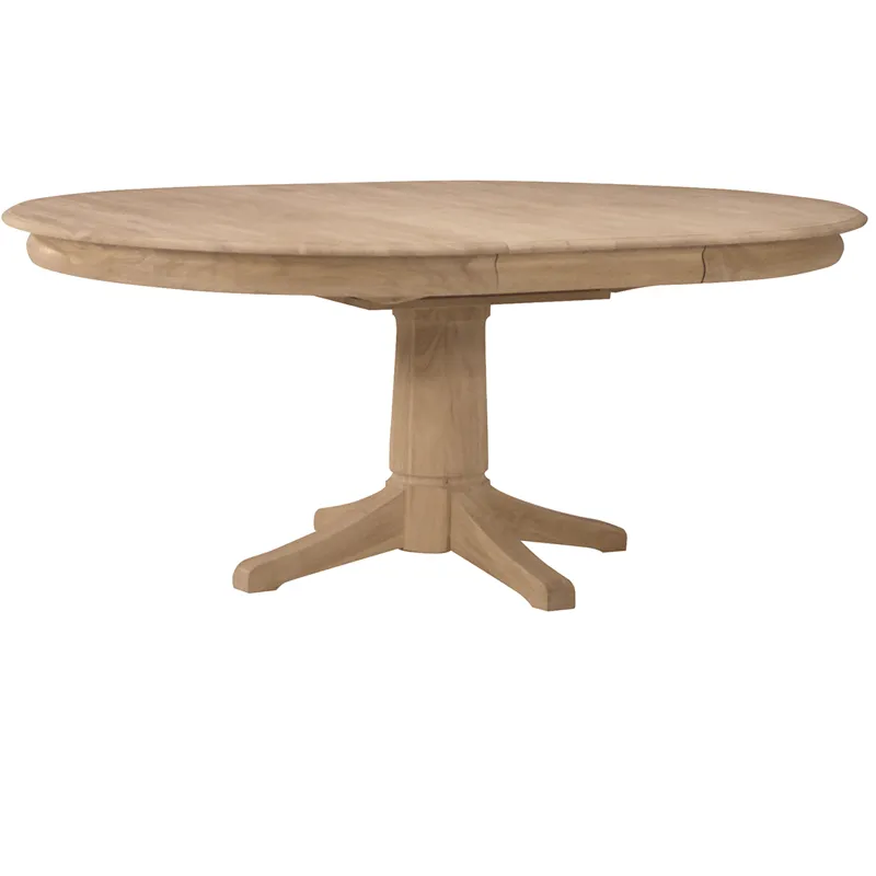 Build Your Own Pedestal Table w/ 54" x 72" Butterfly Leaf Extension Top w/Half Bullnose Edge