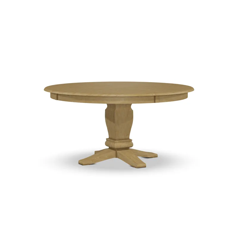 Build Your Own Pedestal Table w/ 60" Round Tabletop w/Reverse Bevel Edge