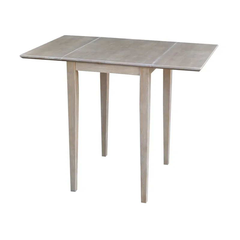 Dining Essentials - Small Drop Leaf Table in Taupe Gray