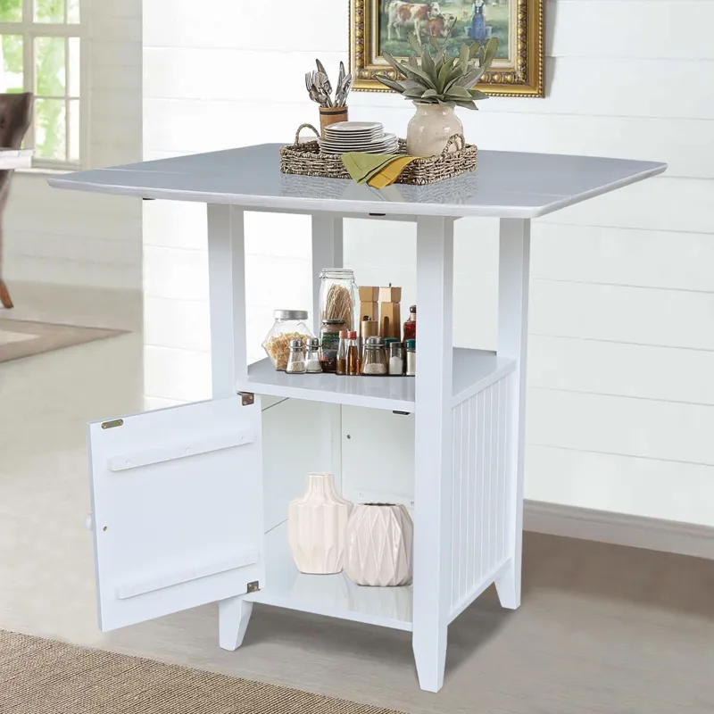 Hampton Collection 36" H Drop Leaf Bistro Table