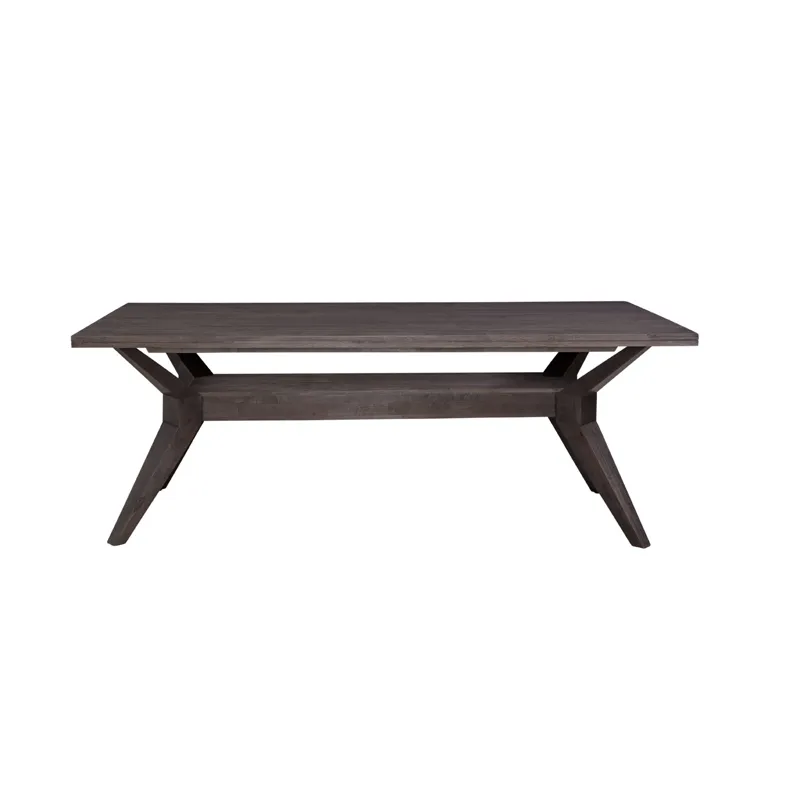SoMa - Dane Solid Table Top and Base in Coal
