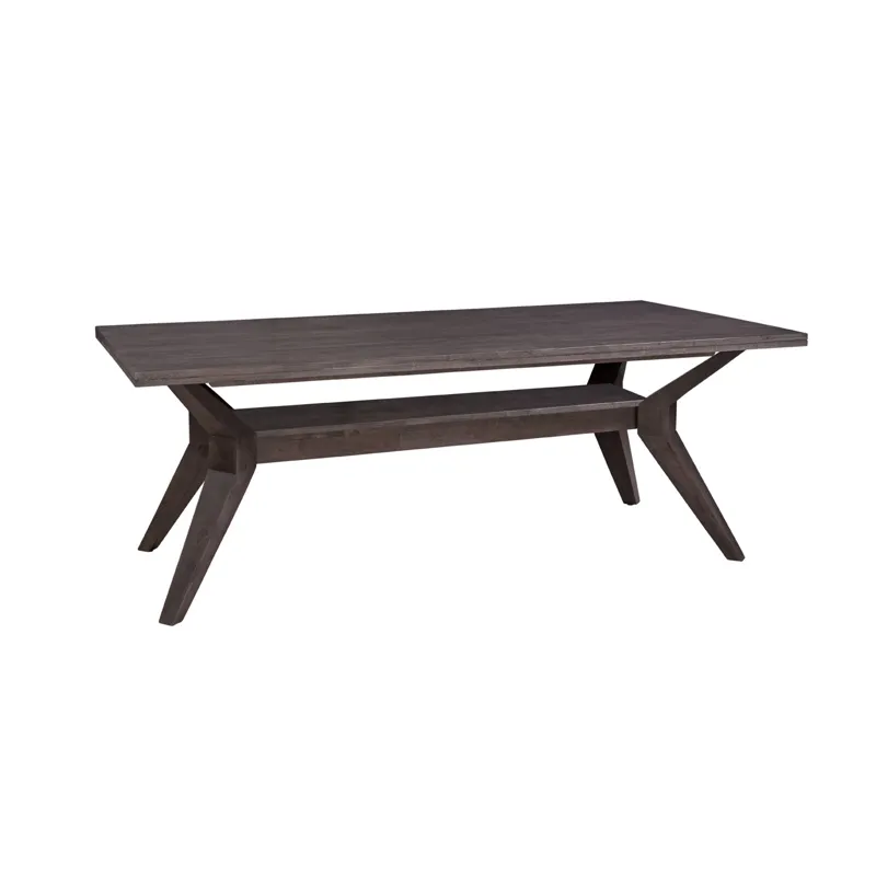 SoMa - Dane Solid Table Top and Base in Coal