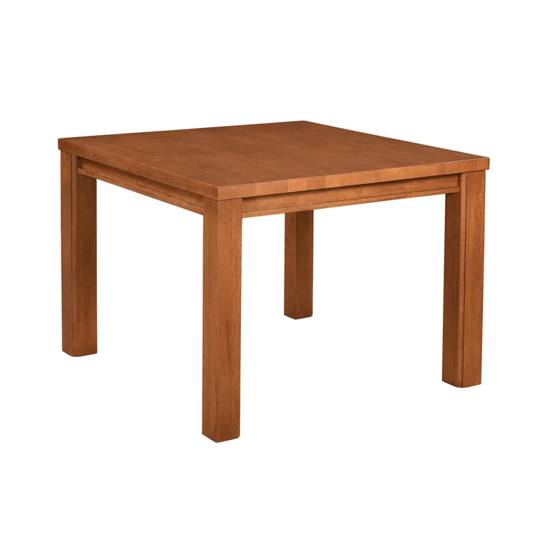 Westwood Collection - Gabe Square Table Top w/ 30"H legs in Bourbon Oak