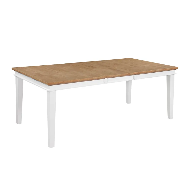 Sanibel Dining - Sanibel Dining Table in Honey and White