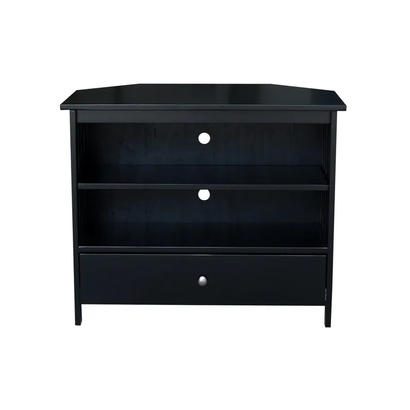 Destinations Collection - Mission Corner TV Stand in Black