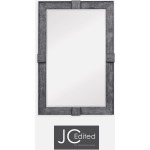 Antique Dark Grey Rectangular Mirror