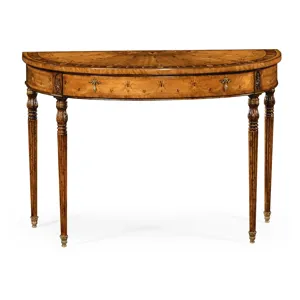 Adam Style Console Satinwood