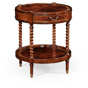 Regency Style Mahogany Round Side Table