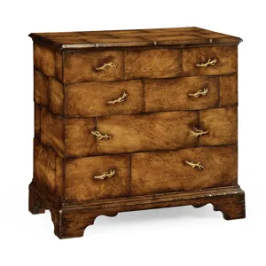 Rustic Chest Of Four Drawers Heavy Distress