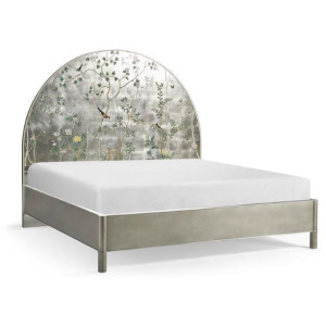 Shimmering Moon Half Round Panel Bed