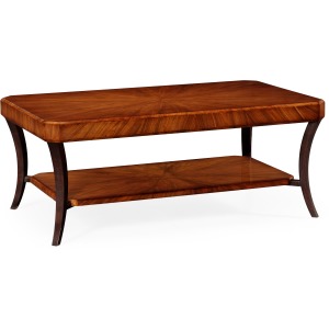 Art Deco Rectangular Coffee Table Satin