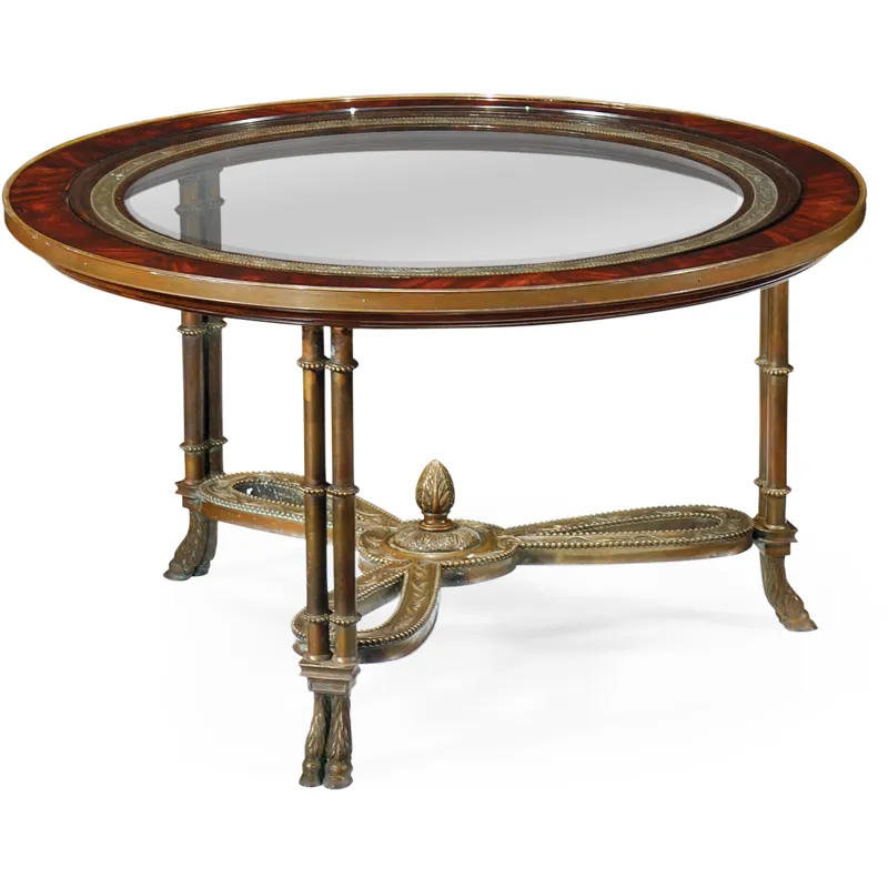 Napoleon Iii Coffee Table Brass Base