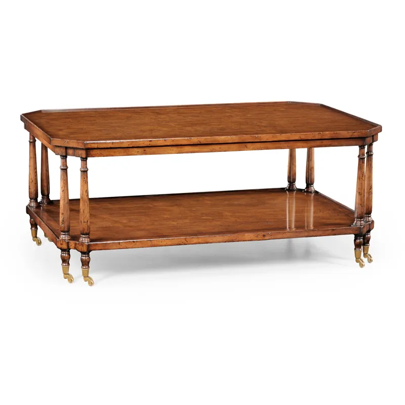 Rectangular Coffee Table On Castors