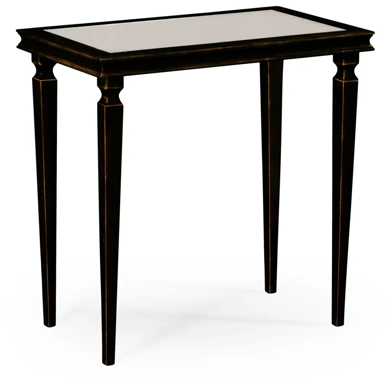 Italian Bronze Rectangular Side Table