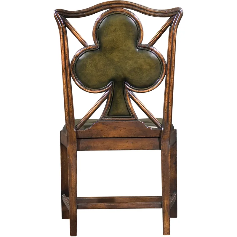 Playing Card "club" Chair Side