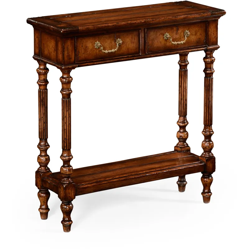 Narrow Walnut Console Small