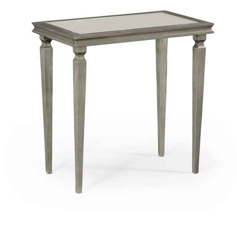Italian Silver Rectangular Side Table