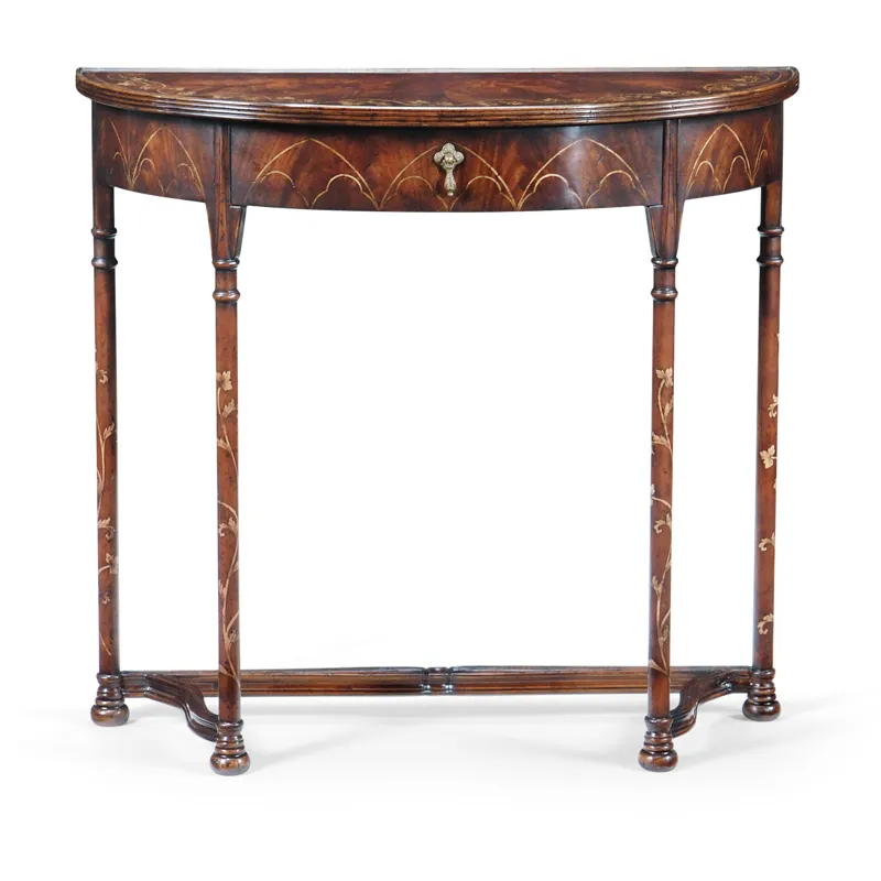 "gothic" Mahogany Console