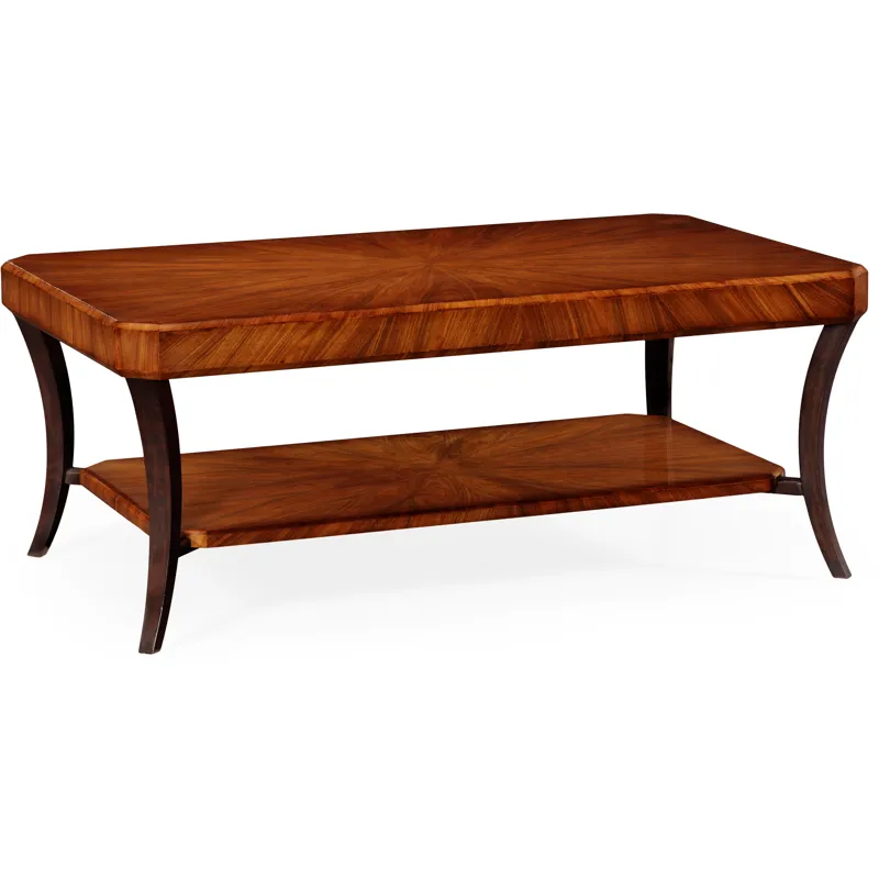 Art Deco Rectangular Coffee Table Satin