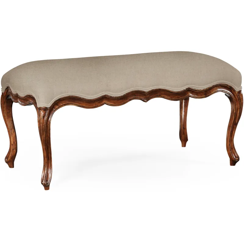 French Provincial Long Bench