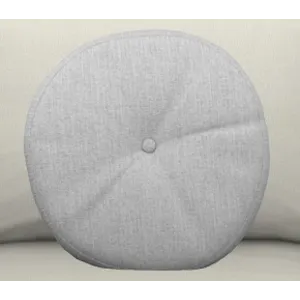 17in Round Pillow with Button 