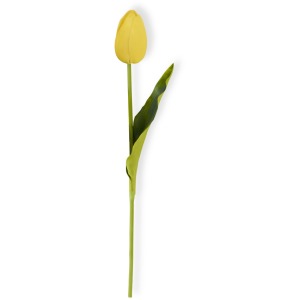 10.5 Yellow Real Touch Mini Tulip Stem