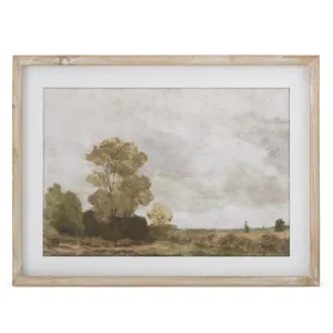 Assorted Light Fir Wood Framed Naturescape Prints