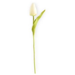 10.5 White Real Touch Mini Tulip Stem