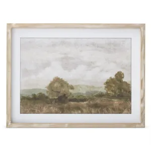 Assorted Light Fir Wood Framed Naturescape Prints