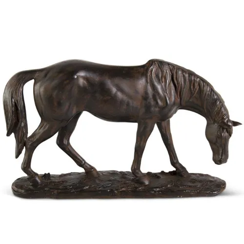 11.25" Brown Resin Horse