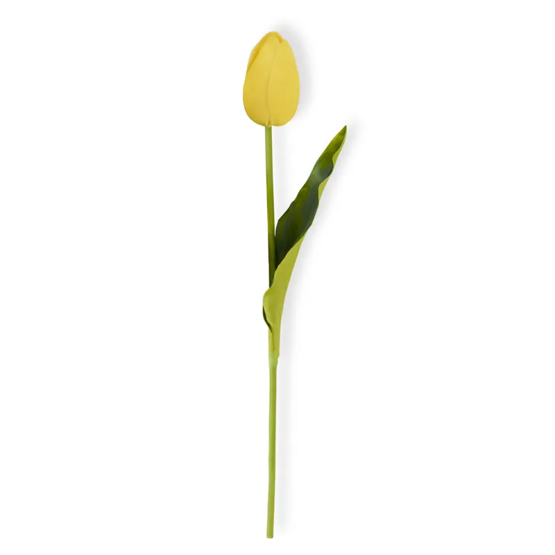 10.5 Yellow Real Touch Mini Tulip Stem