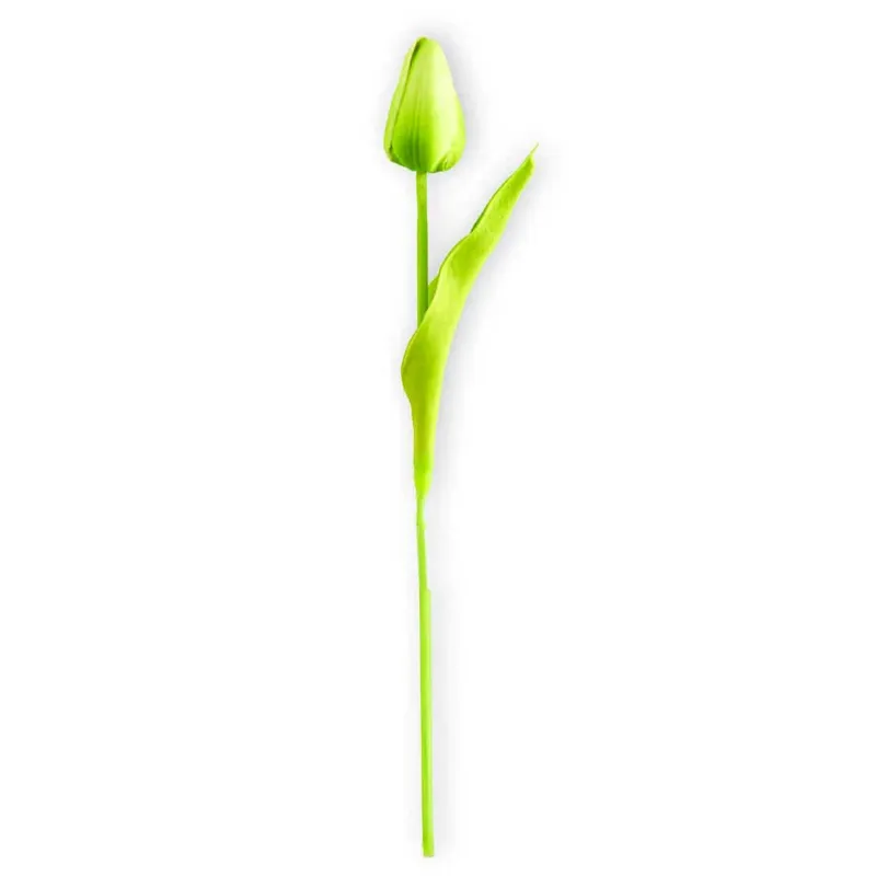 10.5" Green Real Touch Mini Tulip Stem