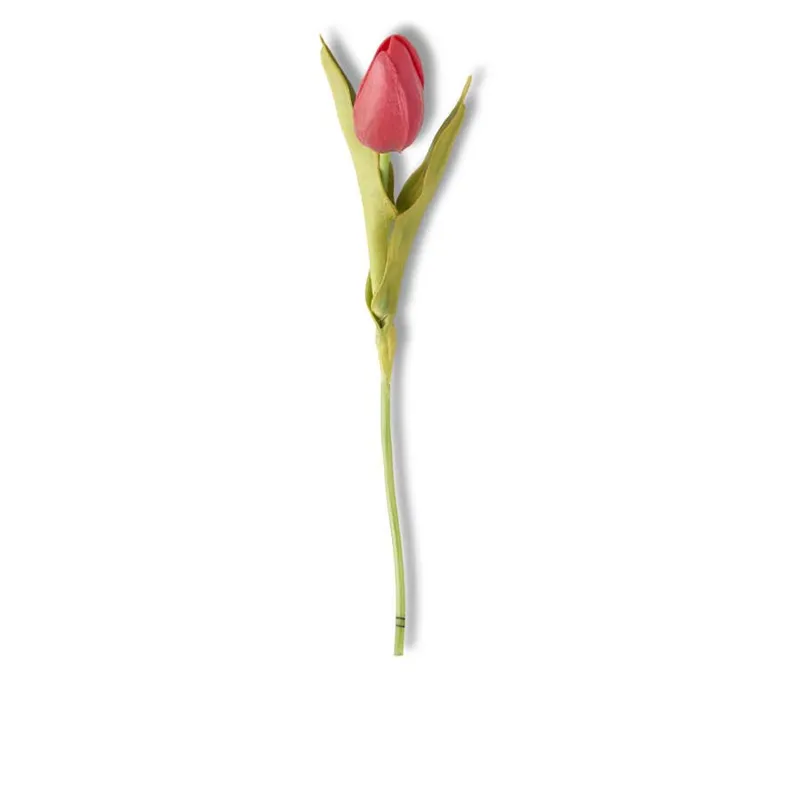 10.5 Red Real Touch Mini Tulip Stem