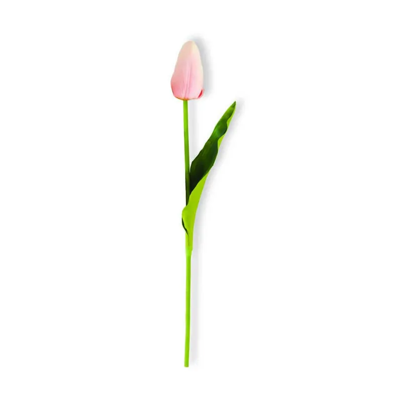 10.5 Pink Real Touch Mini Tulip Stem