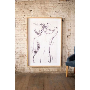 Framed Nude Print