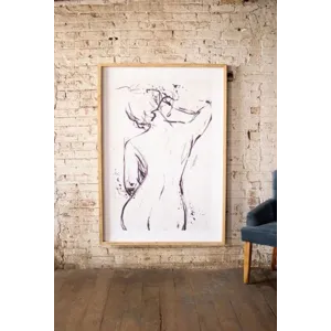 Framed Nude Print