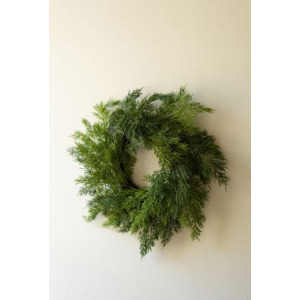 Artificial Cedar Wreath