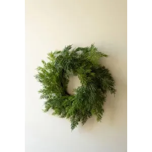 Artificial Cedar Wreath
