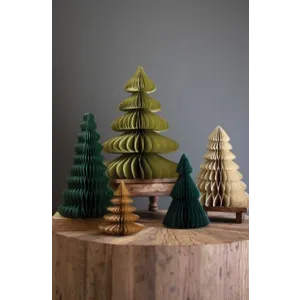 Paper Accordion Christmas Trees - Set of 5
