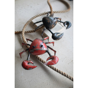 Recycled Iron Crabs - Set of 2