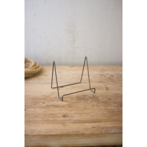 Small Wire Easel with Brass Finish