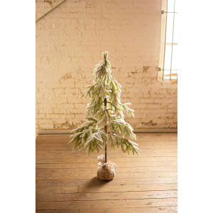 Artificial Frosted Christmas Tree - Medium
